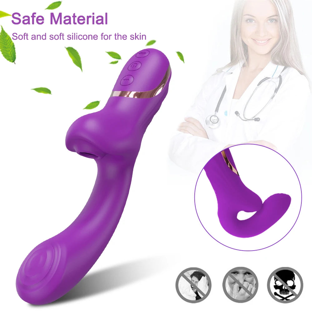 Clit Clitoris Sucker Vacuum Stimulator Dildo